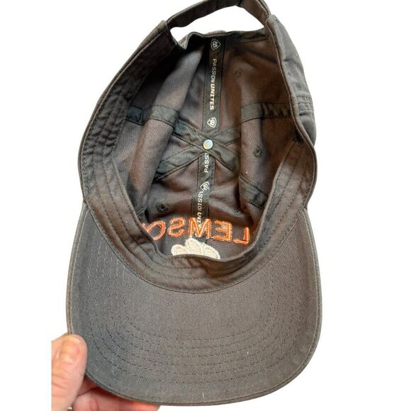 Clemson University Brown Baseball Cap With Embroidered Logo & Adjustable Strap - Picture 7 of 10